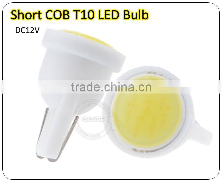 2015 high quality Stable lighting emitting Careful packing Car LED light cob T10 led bulb W5W 168 194 151 t10 led