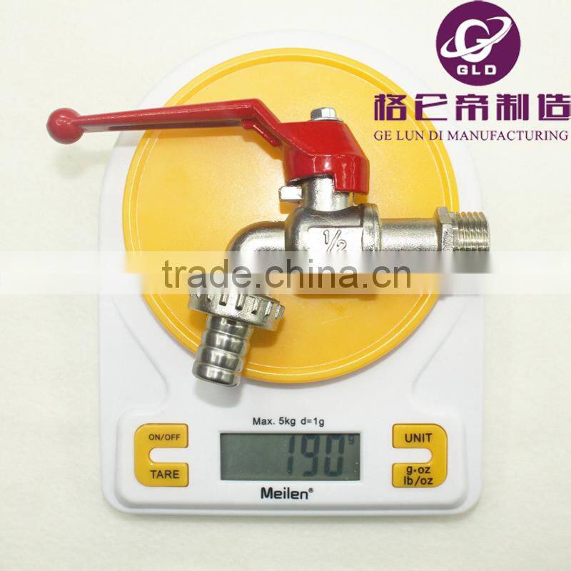 GLD Long garden use Bibcock faucet tap crane Antique Brass Finish Bathroom Wall Mount Washing Machine Faucet Water Taps