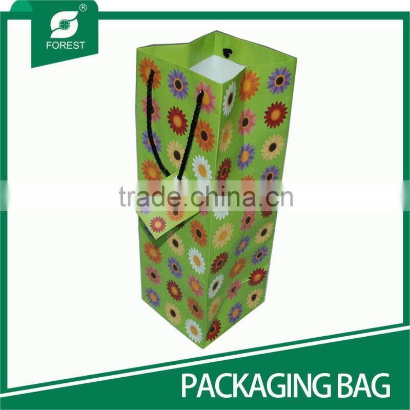 PROMOTIONAL PRINTED PAPER BAG WINE PAPER BAG