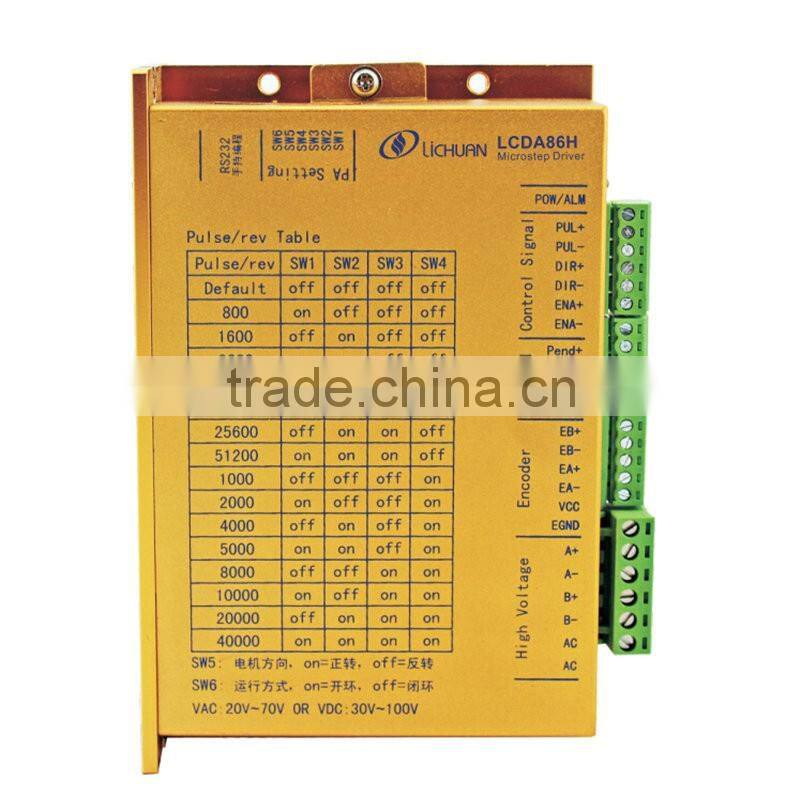 3Nm 6A 2PH NEMA34 86mm cheap 2 phase close loop stepper motor controller kit