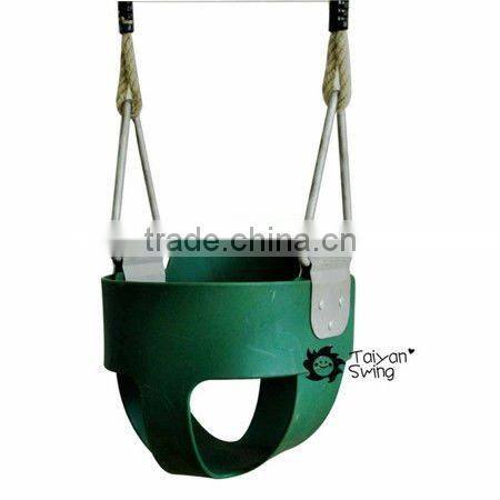 plastic baby swing chair/plastic Full Bucket Toddler Swing Seats with High Rest Back