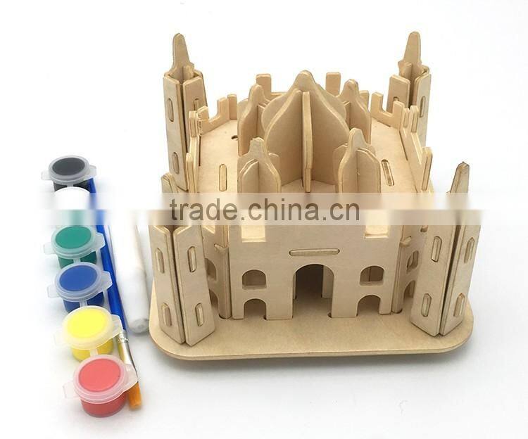 Drawing Triumphal Arch Educational 3D Wooden Puzzle