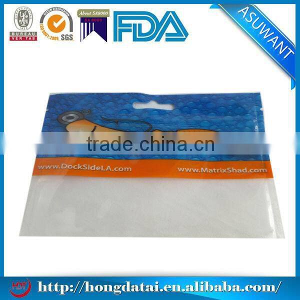small three side seal fishing lure packaging