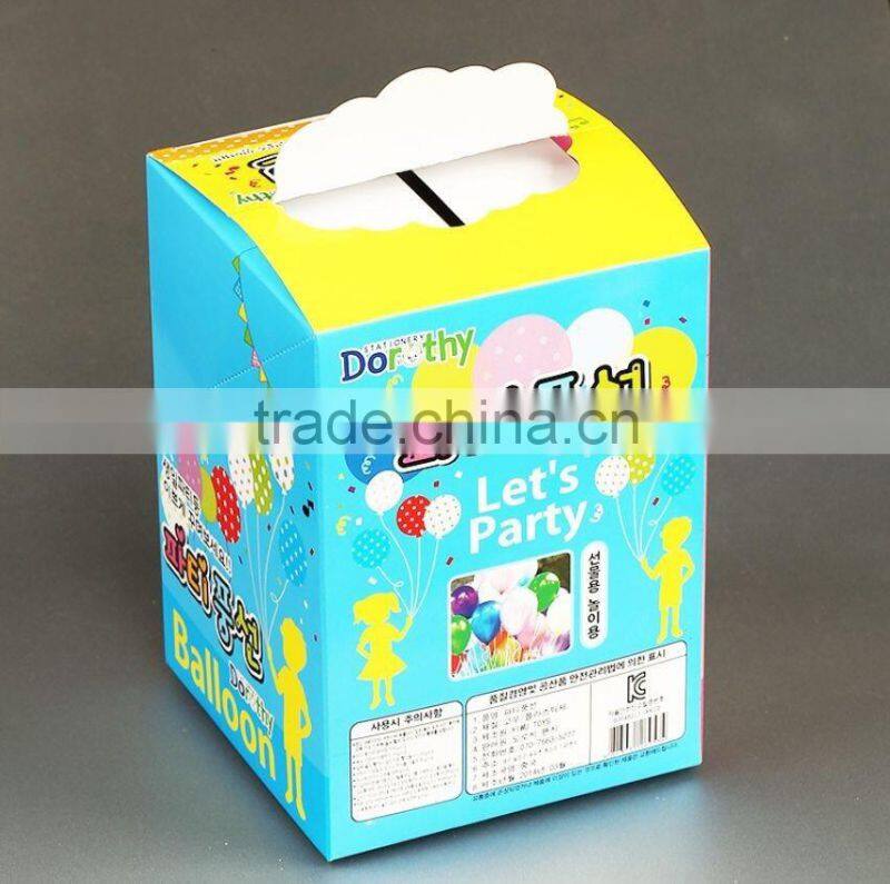 printing paper box for packing feeding bottle
