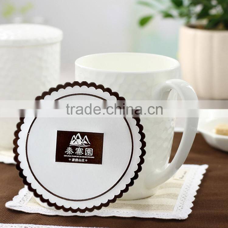 hot sale manufacture produce tissue paper coaster ,paper coaster for hotel