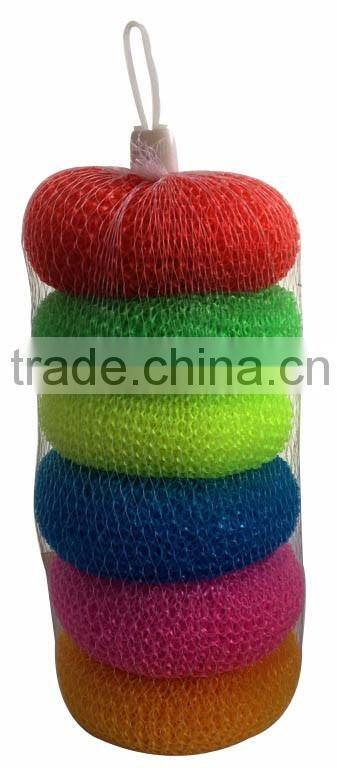 Kitchen colorful plastic cleaning ball