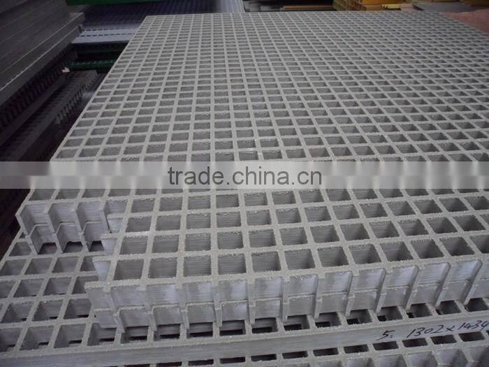fiberglass frp grating panel, cell 38*38mm mesh size