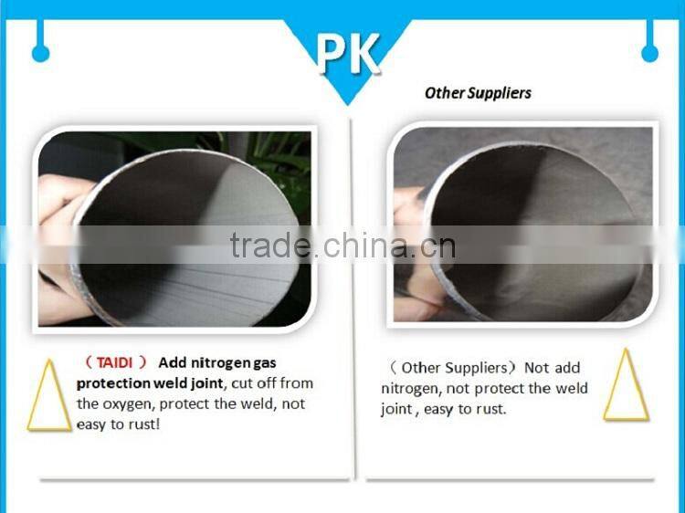 TAIDI ASTM A554 stainless steel pipe / tube 201 304