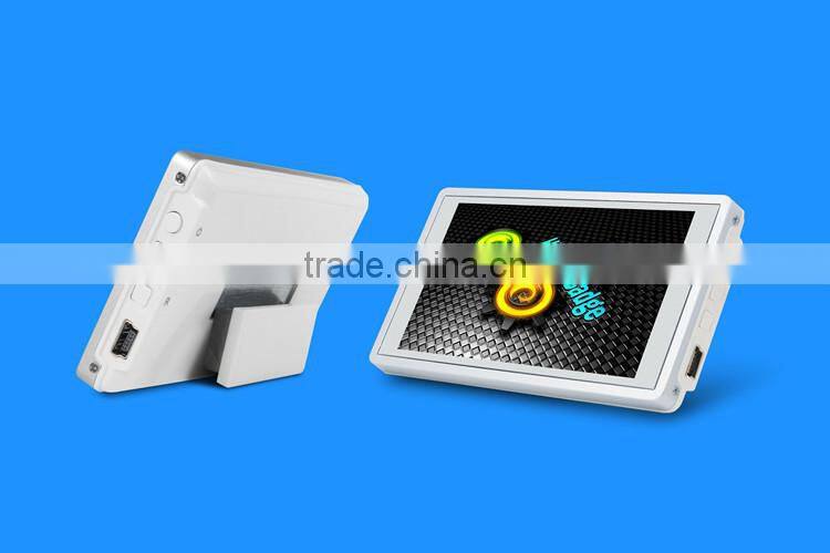 OLED video name badge with 3 inch dispaly screen/ portable TFT Magnetic name tag /Li-battery/OLED video name badge