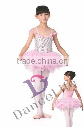 C2236 girls princess ballet tutu dress, kids tutus shiny top performance ballet tutu ballet dance costumes