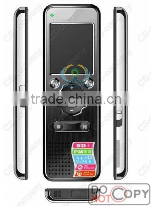 2G Dictaphone Voice Recorder MP3 FM,High Quality Voice Recorder