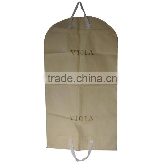Custom print non woven suit bag,100gsm non woven suit bag for dry cleaners