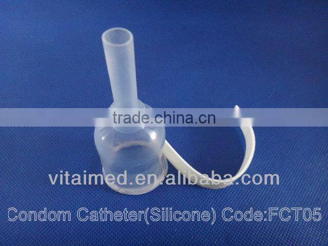 No Self Adhesive ALL Silicone Male External Catheter