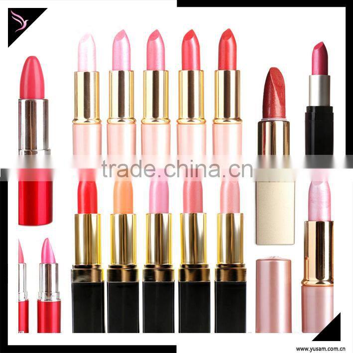 Plstic PP Material red color cosmetic lipstick tube