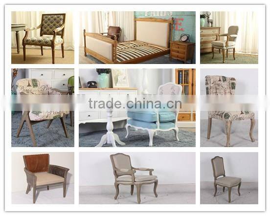 French High Seat Wooden Bar Chair