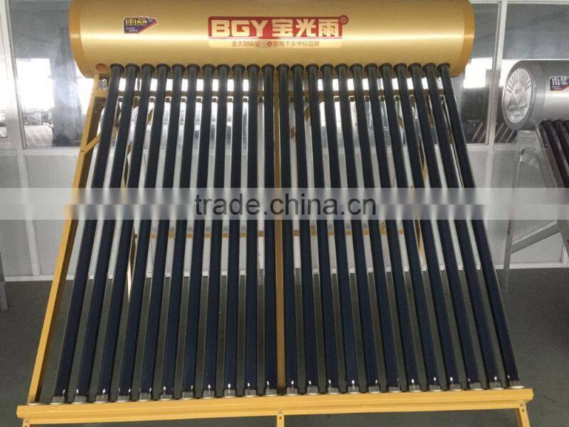 2016 Best quality vacuum tube type mini portable solar heater(Manufacturer)