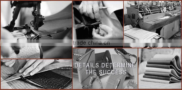 2015 new design business pu folder with card holder