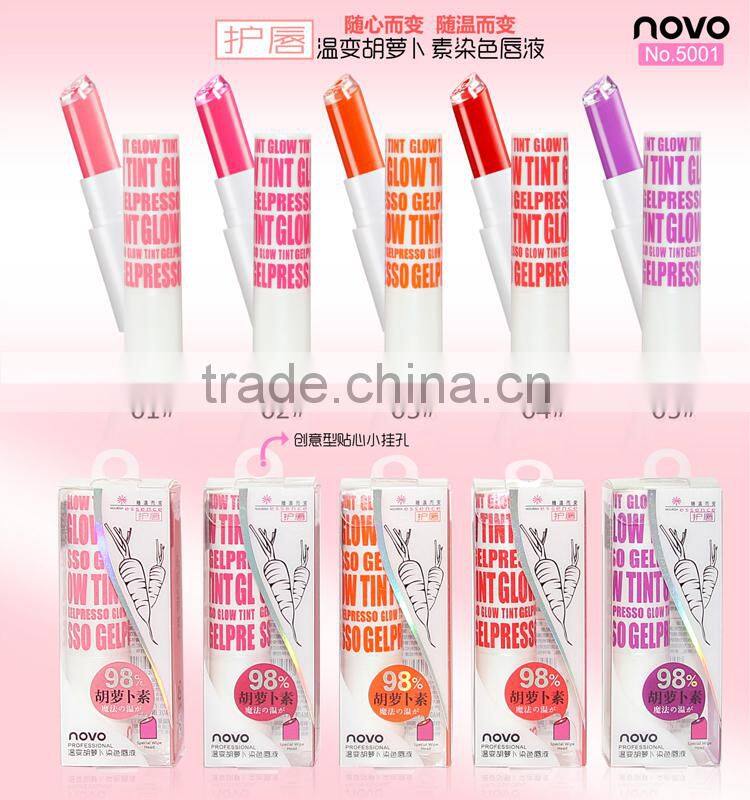 Best Color Cute Anti-Wrinkle Vitamin Lip Gloss,NOVO color lip gloss