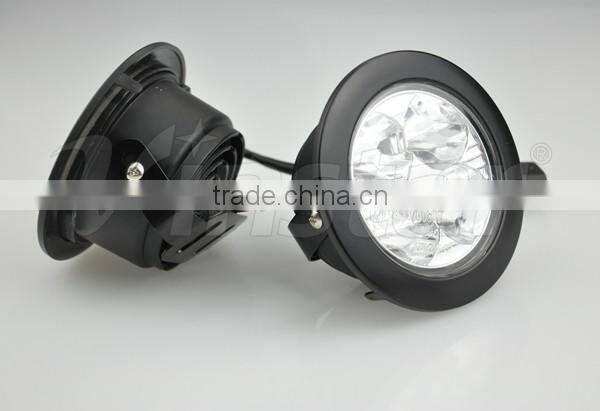 Vinstar 4W high power 12V 24V Truck Fog Light 9CM Fog light for all cars trucks Universal LED Fog light 90MM with E-mark