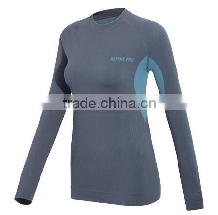 Women's Anti-Odor Bamboo Charcoal Seamless Thermal Underwear, Skiing Base Layer, Dri Fit Seamless Underwear for Women