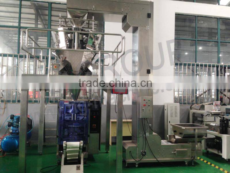 HG 520/420 model automatic weighing potato chips packaging machine with filling nitrogen device optional