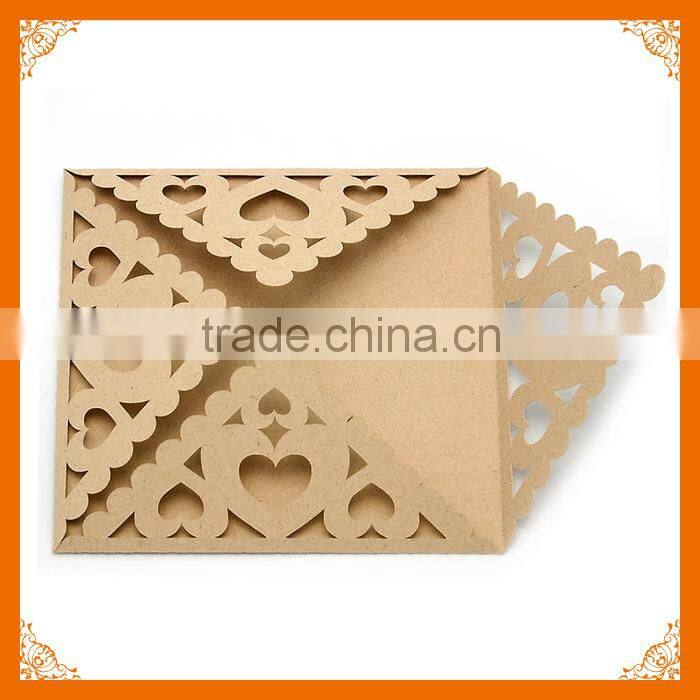 laser cutting lace wholesale envelope