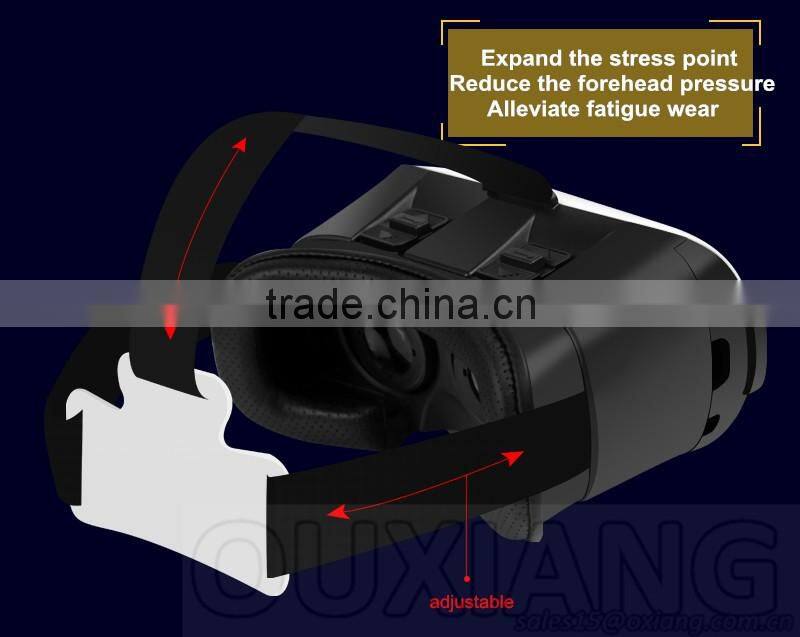 2016 New Design 3d Vr Glasses Virtual Reality Headset 3d Vr Box For Sale
