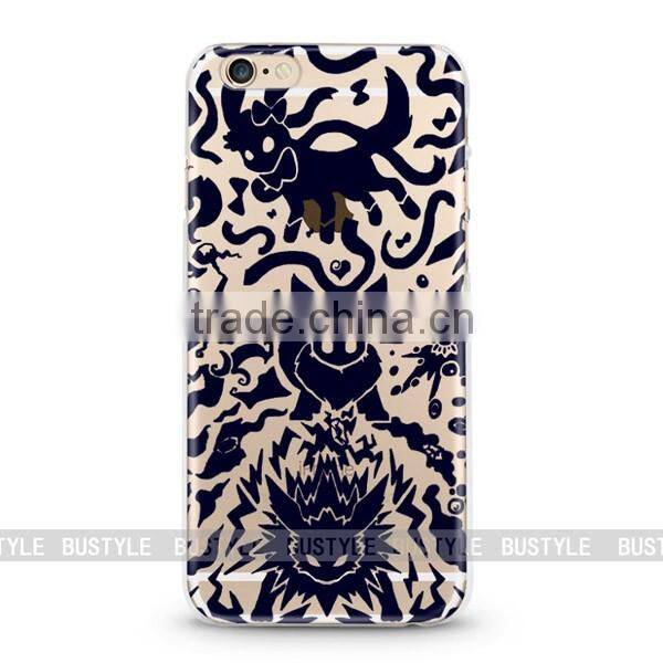 transparent pokemon go phone case cover for i phone 6s pokemon for iphone 7 pokemon for samsung egS7 S5 S6 edge