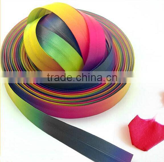 Custom Double Slider Plastic Zipper