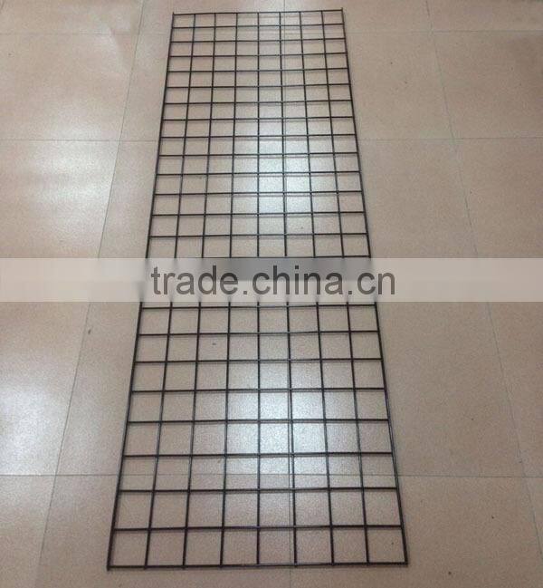 2015 Hot sale multifunctional Black Wire Mesh Slat Grid Display Panels