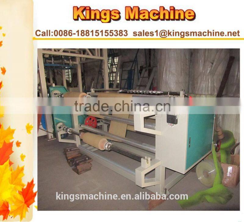 WFQ-1100/1300 High Speed Cheap Price BoPP/PET/PVC/CPP/CPE/Paper Slitting Machines(Kings brand)