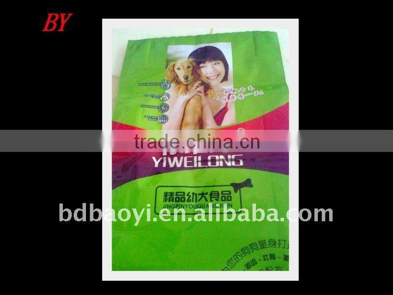 Stand up pouch for pet food packing