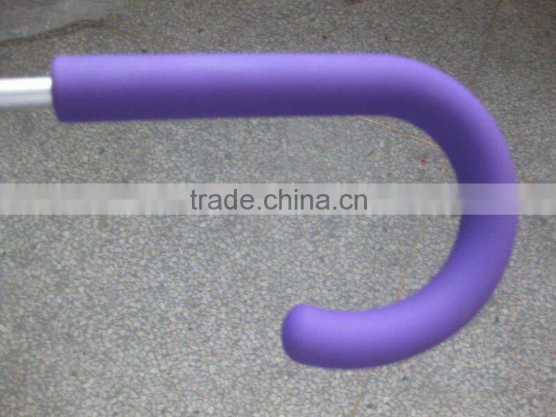polyester with silver coating double rib reinforced square umbrella
