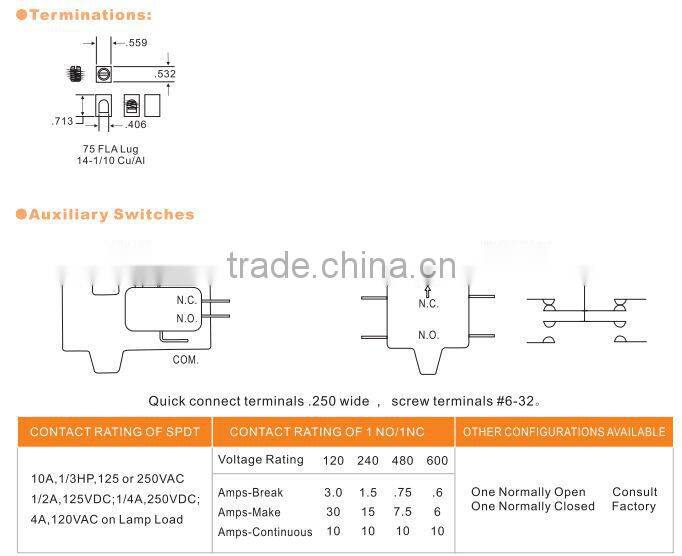 Definite Purpose contactor magnetic contactor AC Contactor(SA-3P-75A-120VAC)