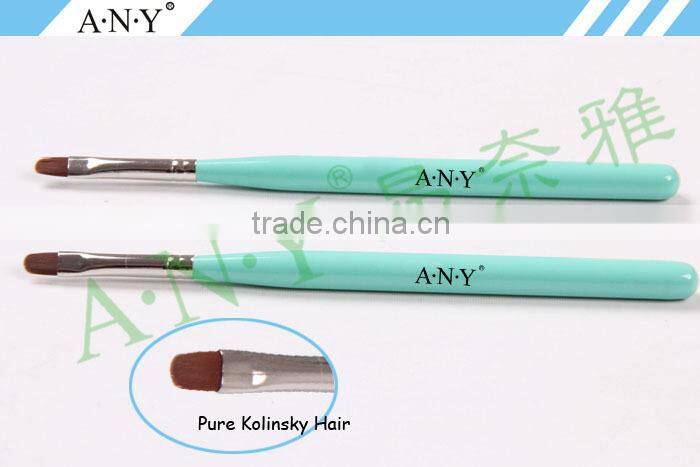 ANY Nail Art Beauty Care UV Coating Wooden Handle Nylon Nail Brush French Nails