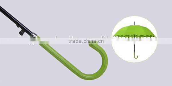 Long Handle Umbrella, Rain Umbrella with Feminine Edging