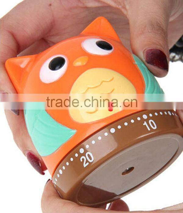 Owl design No battery Mechanical Kitchen Countdown Timer