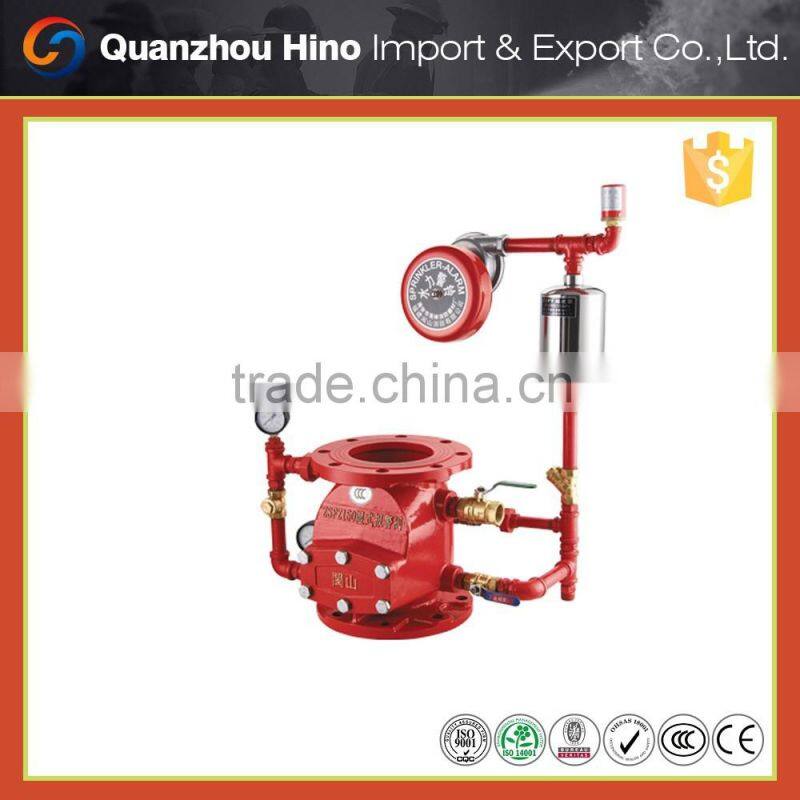 Safety wet alarm valve and alarm check valve