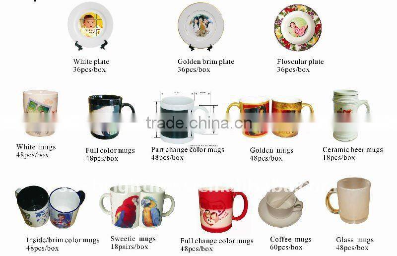 Professional Heat Press Supplier of 11oz brim color mug Heat Changing Mug