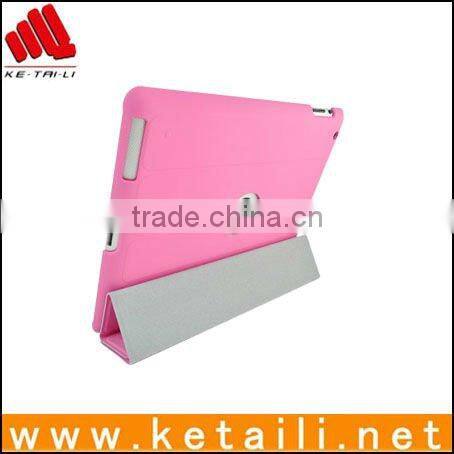2013 hot selling PU mateiral for ipad skin smart cover