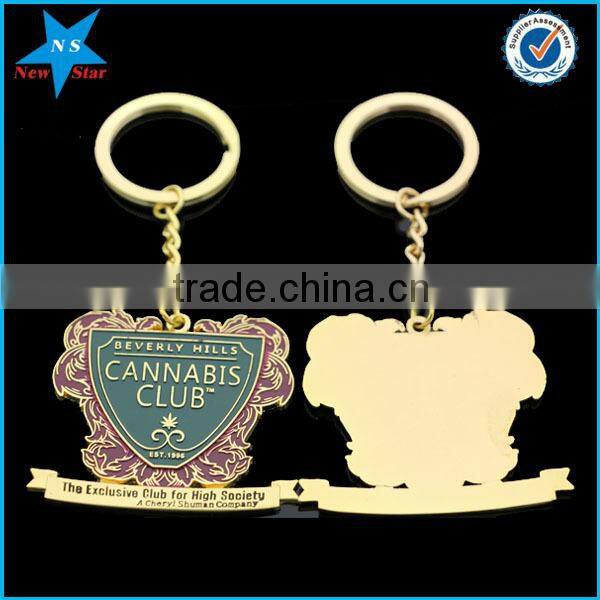 Silver Color Keychain Material with Split Ring