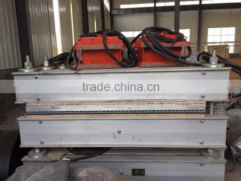 Portable conveyor belt joint vulcanizing machine