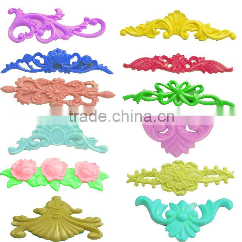 NEW design vintage lace silicone mold cake decorating mold reposteria