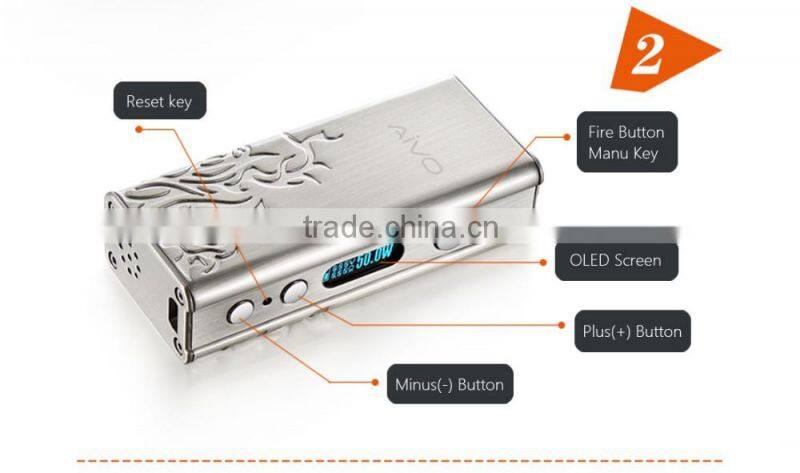vape mods ecig mods 2016 vapor e cig 50w box mod