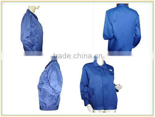 35% cotton and 65% polyester Short Sleeve ESD Jacket