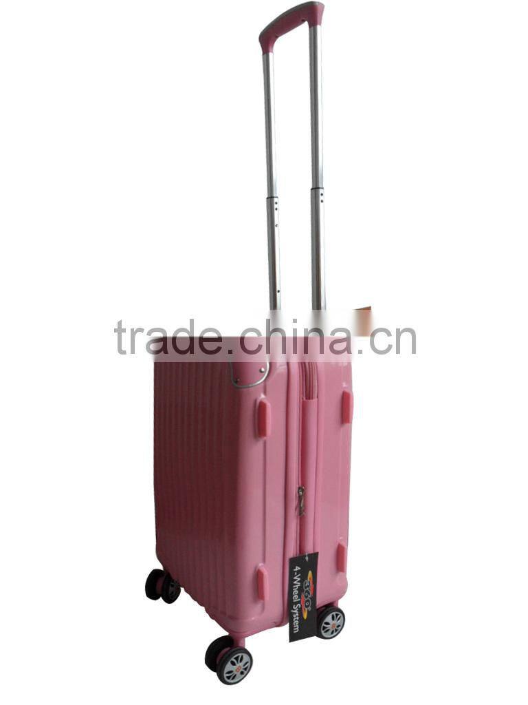 2104new type pure PC luggage trolley case,pink trolley luggage 20,24,28