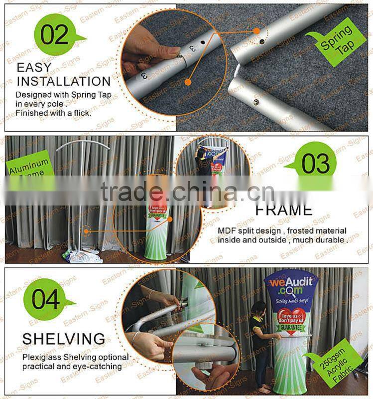 Hot Sale High Quality Advertising Aluminum Foldable Table Counter Top Display