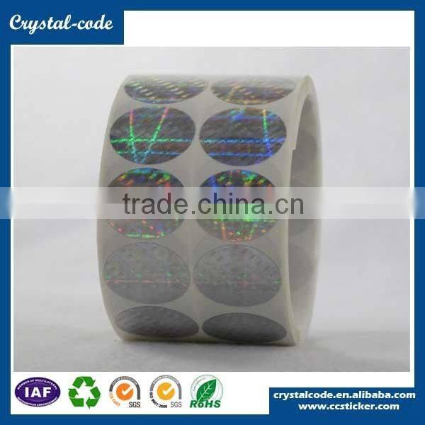 Custom logo 3d honeycomb pattern hologram sticker