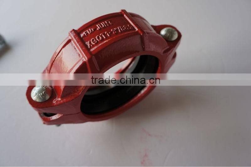 FM/UL/ISO XGQT1 300 psi Grooved flexible coupling