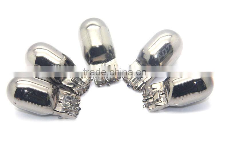 2016 Hot selling T20 white, green, blue, red, amber, yellow 7443 chrome t20 bulbs